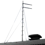 APAC GP48 galvanised steel climbable guyed roof mast