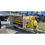 APAC Beach Arena Trailer Model One - kitted out left hand view