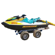 APAC Aluminium RWC Launch Dolly with jetski