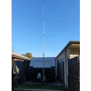 fully extended TR76 mounted on caravan drawbar