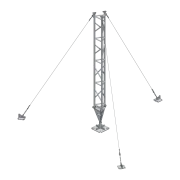 AL340 Ground Mounted Tower Guyed Mast