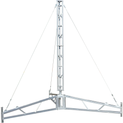 AL220 4.7 metre tripod lattice tower, Large aluminium tripod 