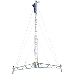 heavy duty portable lattice tower tripod mast, mining, telstra