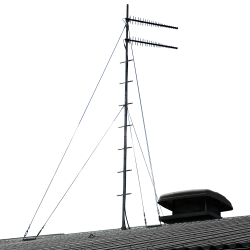 climbable galvanised roof mast six metres