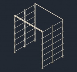modular board racking, stackable, adjustable. 