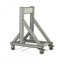 outboard storage rack, irb, surf life saving, slsa