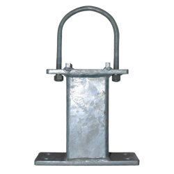 Wall mount stand-off bracket concrete Painted Finish