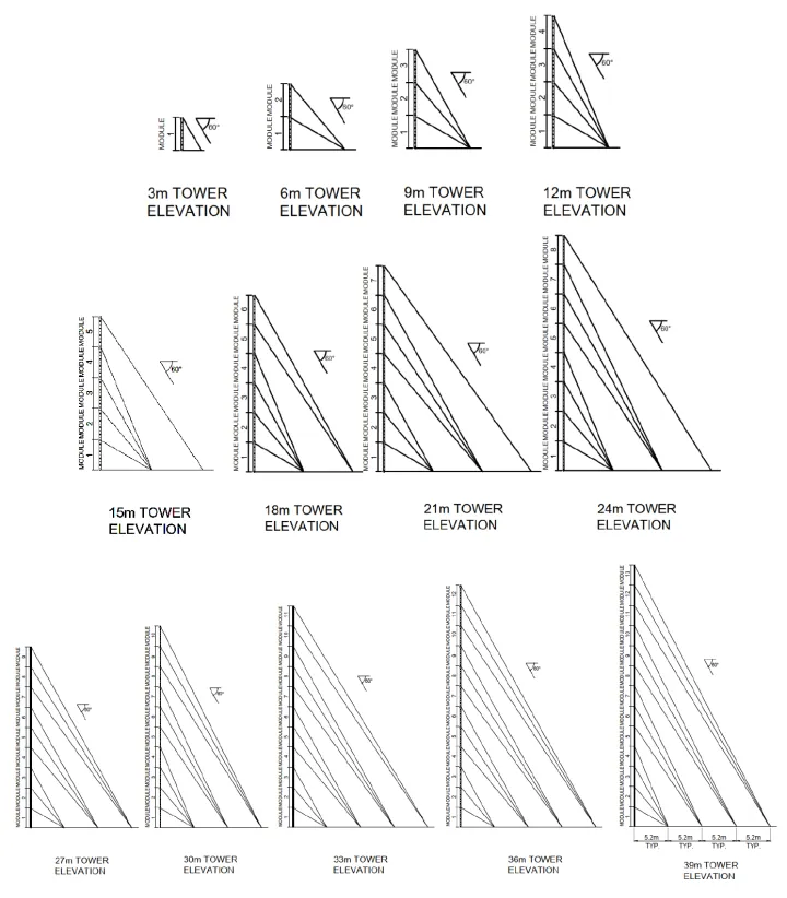 AL340 Guy Wire CAD Diagram